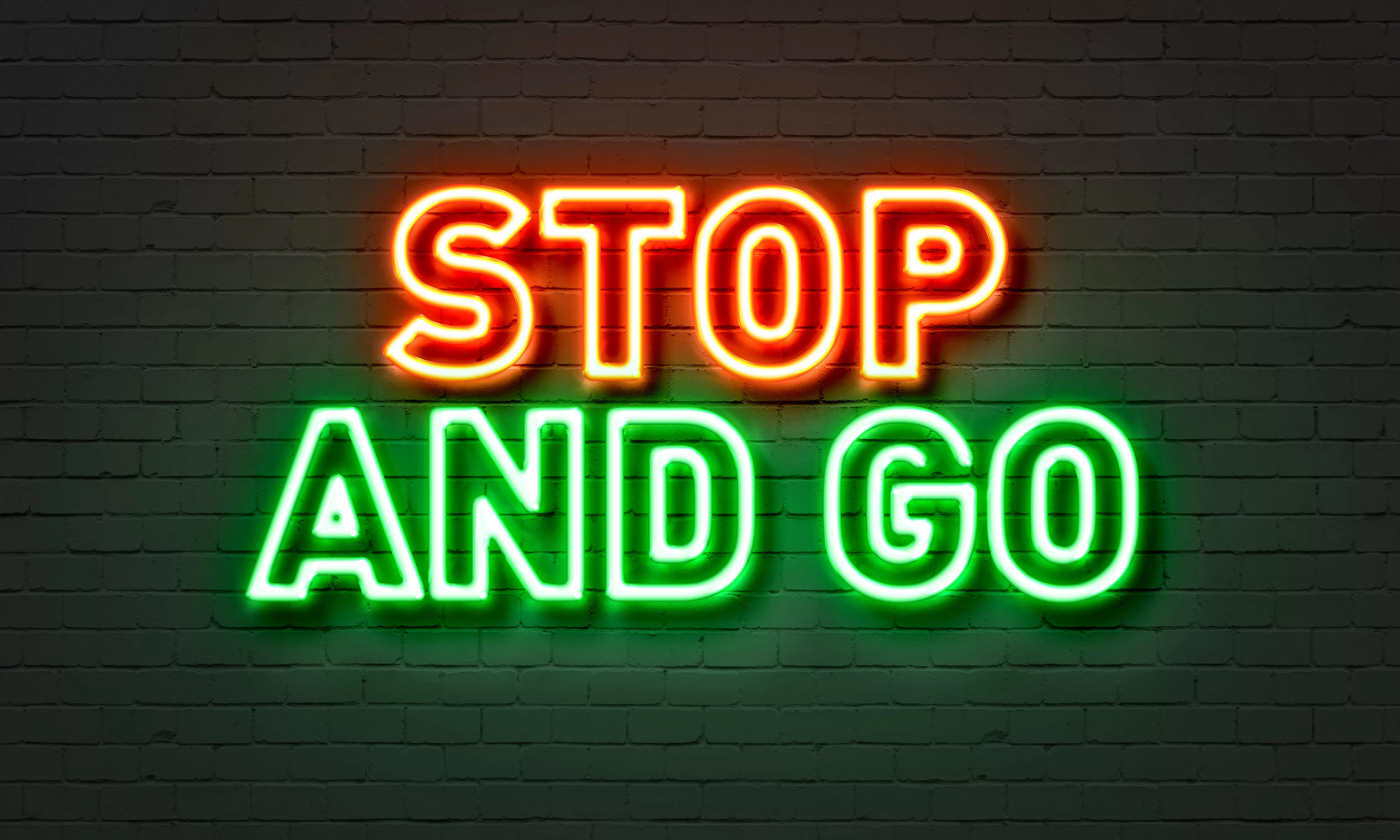 Stop and Go Neon